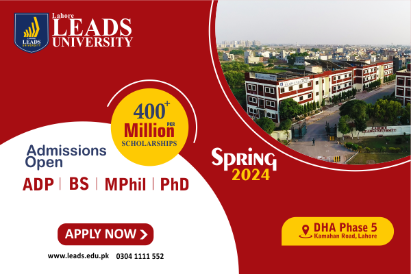Lahore leads university Admission Open Spring 2024