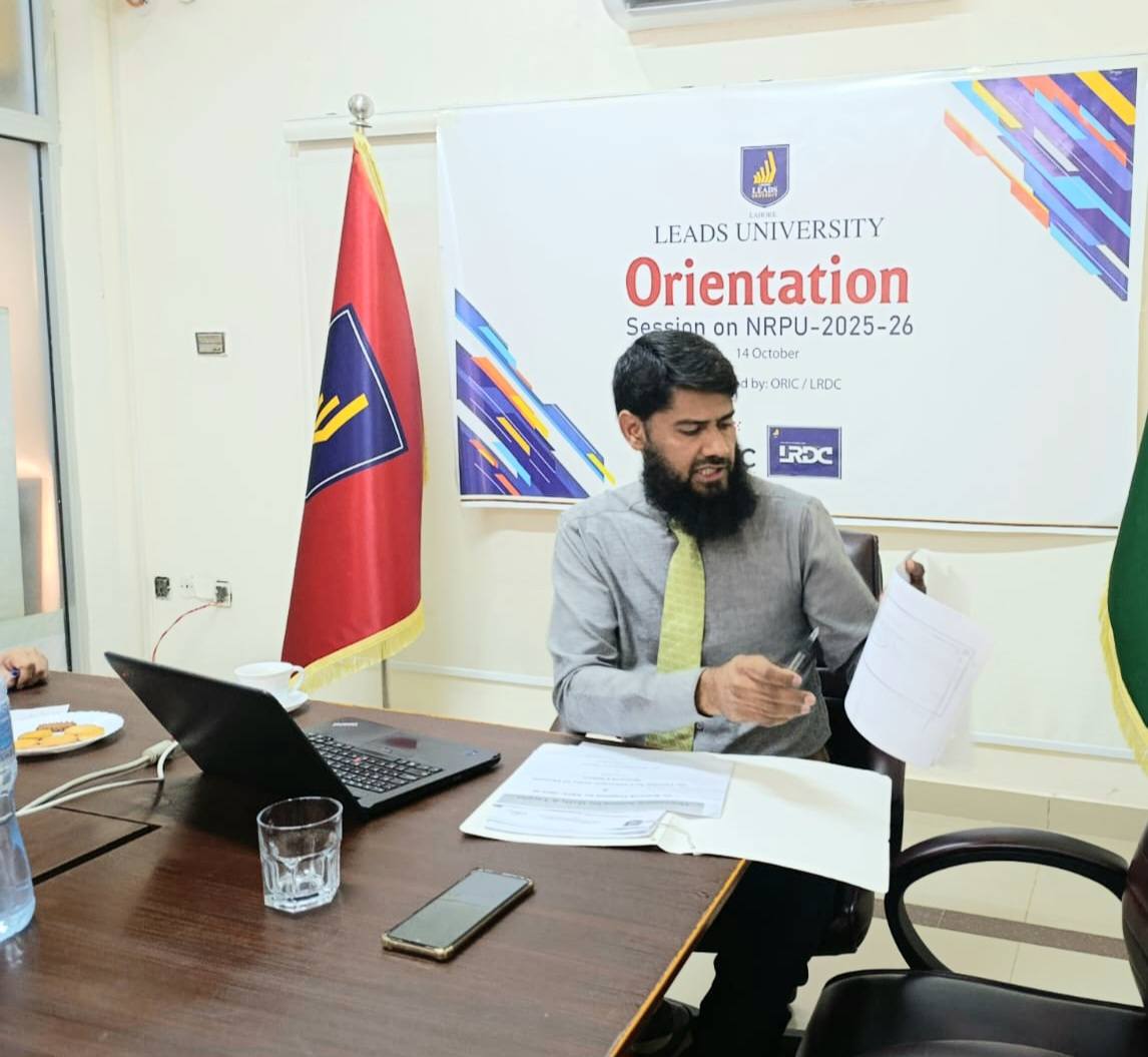 Orientation & Training Session on Research Proposal Development