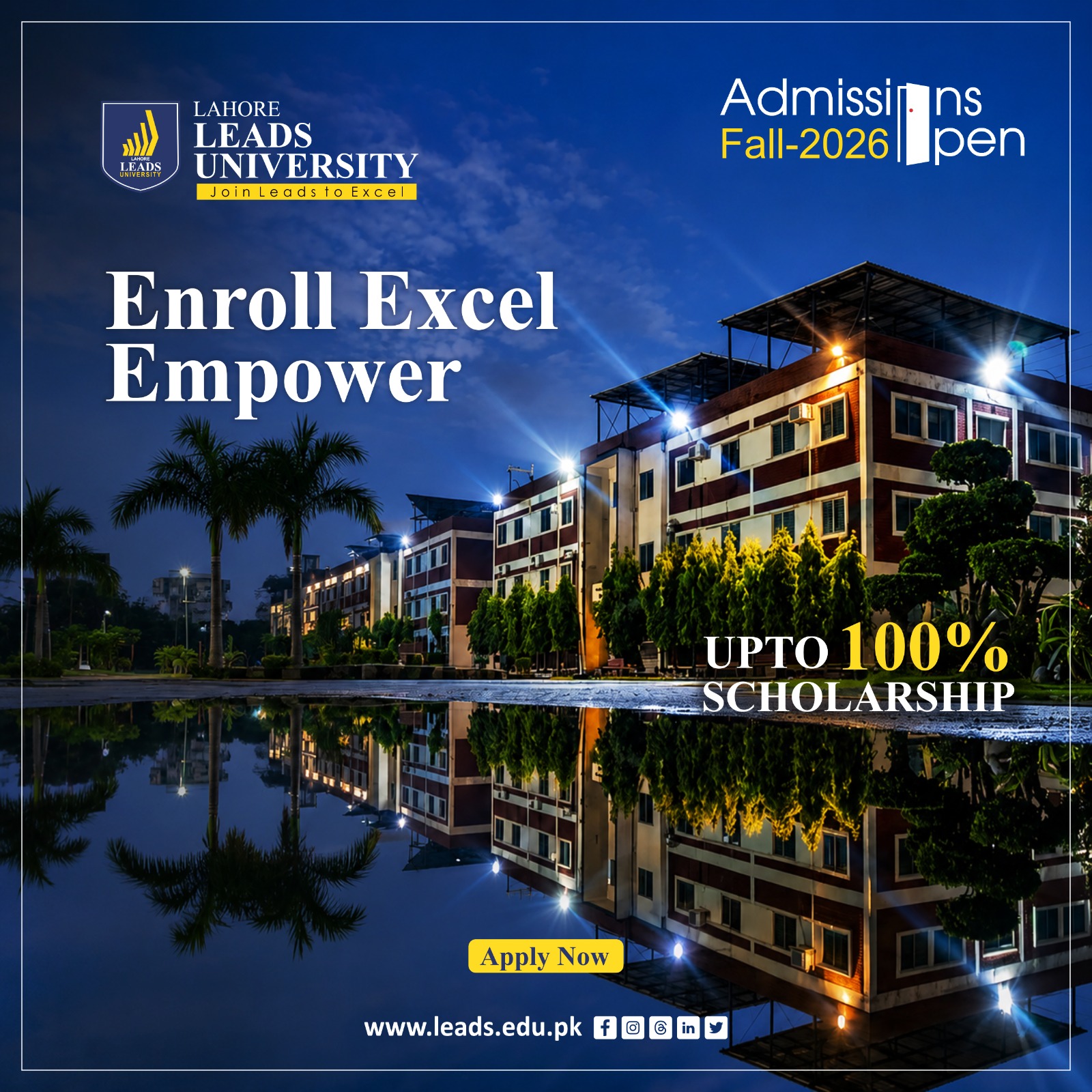 Lahore Leads University - main campus